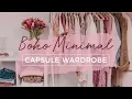 My BOHO MINIMAL Capsule Wardrobe