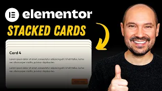 Cool Stacked Cards Tutorial Elementor Scrolling Effects No Plugins No Code