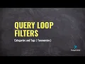 How to Filter the WordPress Query Loop Block by Categories and Tags Taxonomies