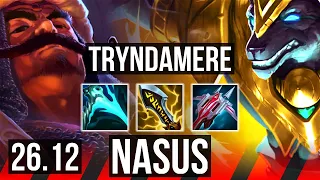 TRYNDAMERE vs NASUS TOP 73K damage EUW Master 26 12