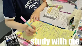STUDY WITH ME 2hrs Background Noise No Music No Break ASMR Real Time Motivation 