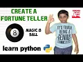Create a Fortune Teller using Python in 5 Minutes Coding for Kids Python For Beginners
