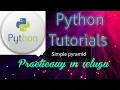 Simple pyramid coding in python Python tutorials in telugu