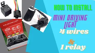 Download how to install mini driving light 4 wires using 1 relay | BLAGPORTNAYN MP3