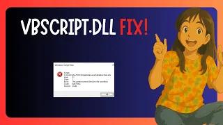 How To FIX Vbscript dll Missing in Windows 11