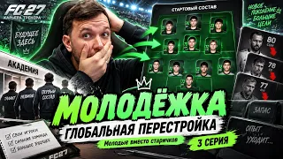 ГЛОБАЛЬНАЯ ПЕРЕСТРОЙКА КОМАНДЫ ⭐️ - МОЛОДЕЖКА 3 СЕРИЯ