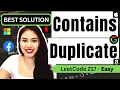 Contains Duplicate - LeetCode 217