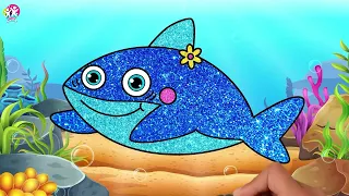 āļø Baby Shark Drawingš¦ Step By Step Drawing For Kids | Chiki Doodle