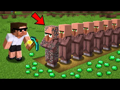 Video Thumbnail: Mining 1000 Villagers in Minecraft..