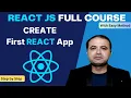 Creating Your First React App with Create-React-App Complete React js Course in Hindi