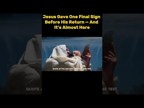 Jesus Gave One Final Sign Before His Return — And It’s Almost Here