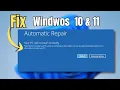 Fix Automatic Repair Loop and Startup Repair in Windows 10 11 5 Easy Ways
