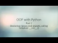 Object Oriented Programming using Python - Part 1