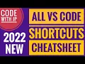 All VS Code Shortcuts Cheat sheet CODE WITH JP