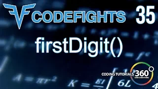 FirstDigits CodeFights Intro Algorithm JavaScript Solution and Breakdown