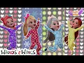 Princesses Pajama Party Fun Rhyme | Ruby's Playtime Song | Wands \u0026 Wings