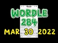 Wordle 284 Wordle Today March 30 2022
