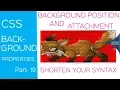Background Image Property in CSS-Position and Attachment