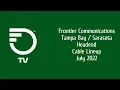 Frontier FiOS Sarasota FL Channel Scan 22