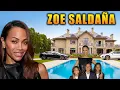 The Lifestyle of Zoe Saldana 2025 House Tour 3 Children Cars Net Worth