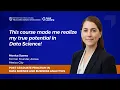 UT Austin Data Science Program Review by Monica