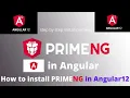 how to install primeNG in Angular 12 in hindi primeNG ko install kaise kare hindi me