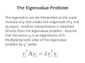 Lecture 3 1 - The Eigenvalue Problem