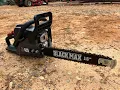 2022 Black Max 16 in Gas Powered Chainsaw SN432 Lot