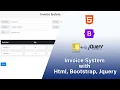 Billing system application in JavaScript invoice management system CodeWithHarry