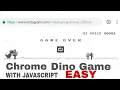 How to make Chrome Dinosaur Game with JavaScript