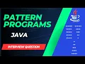 Java Pattern Programs in Tamil Star Number Pyramid Patterns Java Tutorial