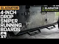 Jeep Gladiator JT 4-Inch Drop Sniper Running Boards Review Install