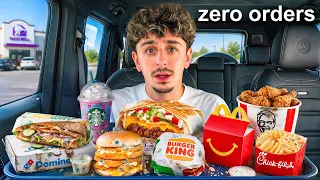 I Tried the LEAST Ordered Fast Food Items