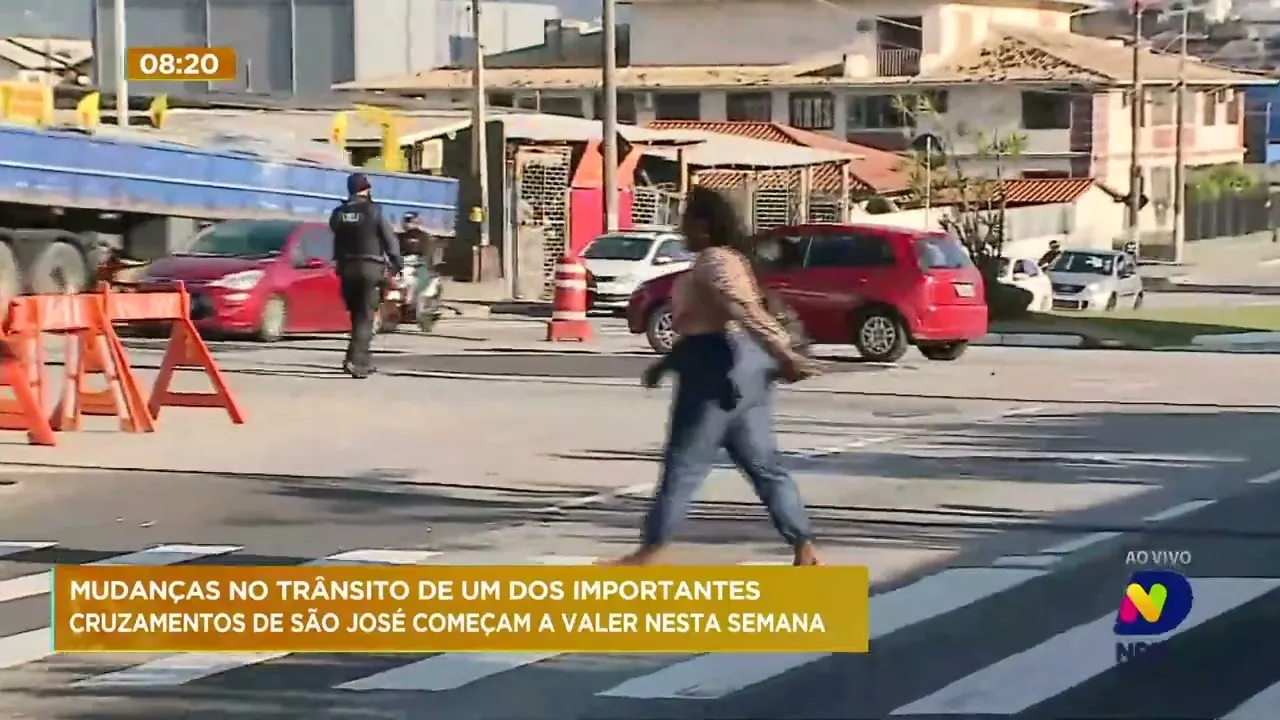 Mudanças no trânsito de um dos importantes cruzamentos de São José começam a valer nesta semana