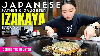 Behind the Counter at a Japanese Father Daughter Izakaya Restaurant