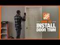 How to Install Door Trim The Home Depot