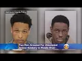 Two Men Arrested For Attempted Armed Robbery In Middle River