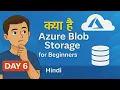 Day 6 - What is Azure Blob Storage Full Walkthrough for Beginners