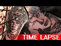 Aztec warrior - Tattoo time lapse