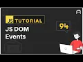 JavaScript Bangla Tutorial DOM Events DOM Tutorial - 9