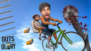 I AM A RESPONSIBLE FATHER | HAPPY WHEELS 3D ( GUTS & GLORY )