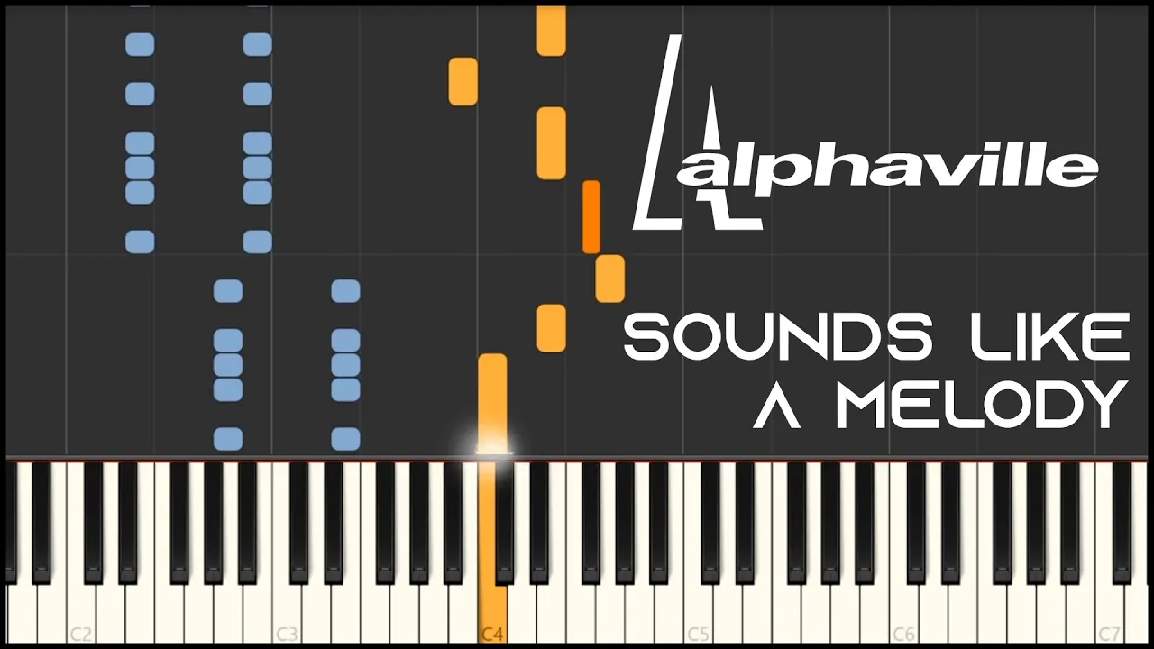 Alphaville - Sounds Like A Melody (Piano Tutorial)