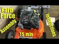 YF22 3N1SP SC How to Assemble Yard Force Mower 22 Self Propelled 3N1 Instructions
