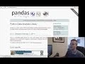 Python and Pandas for Sentiment Analysis and Investing 1 - Download and Installing
