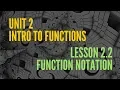 2 2 Function Notation
