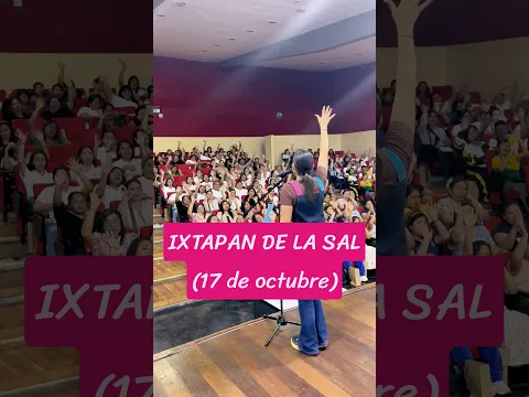 Taller de #CantaMaestra en #ixtapandelasal 🇲🇽 Sáb. 17 octubre 2026 ~ Informes: 📲 722 782 6480 ✅