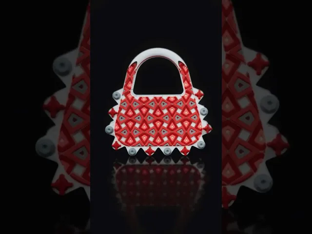 MforS 3D-printed Handbag & Clutch - V2/01 - Tessellation Pattern video thumbnail