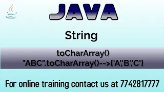 how to convert string into char array in java java program to convert string into the char array