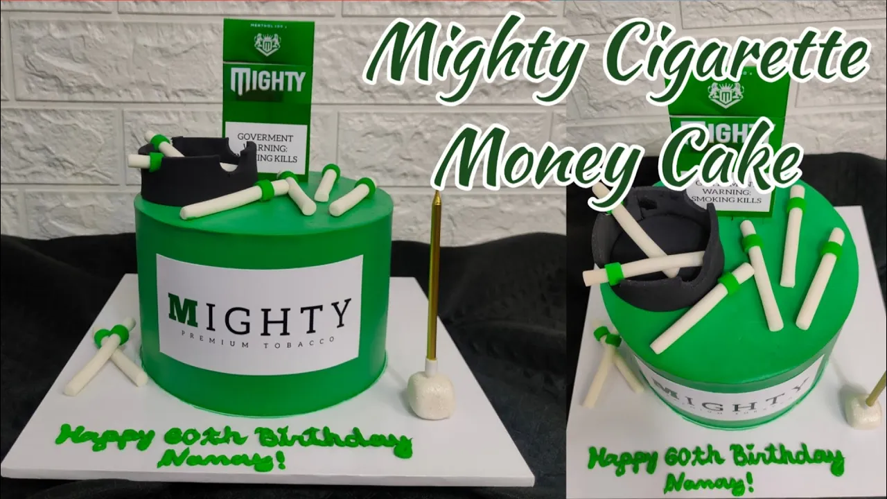 Mighty Cigarette Cake | Mighty Cake | Money Cake