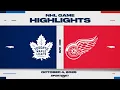 Download Lagu NHL Preseason Highlights | Maple Leafs vs. Red Wings - October 4, 2025
